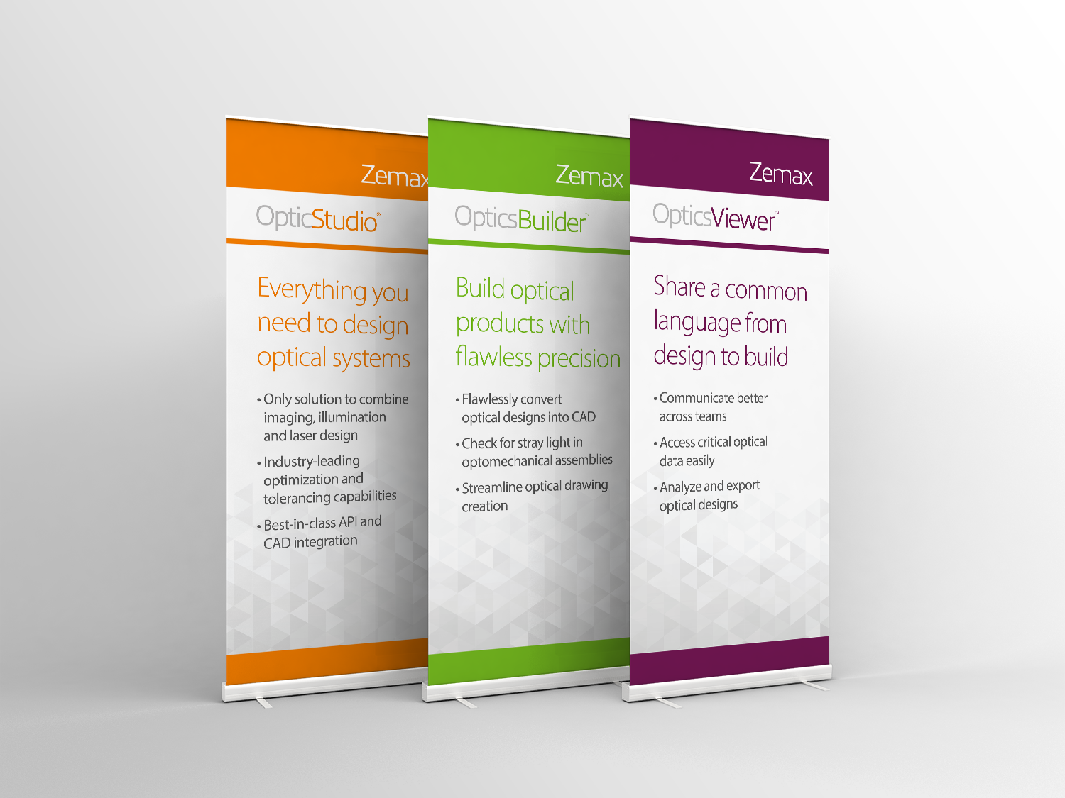 Event banners for software company